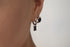 Ameya अमेय | Onyx | Hoop | Silber | Rhodiniert